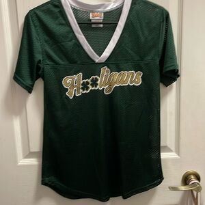 Spencer’s hooligans shirt with shamrocks